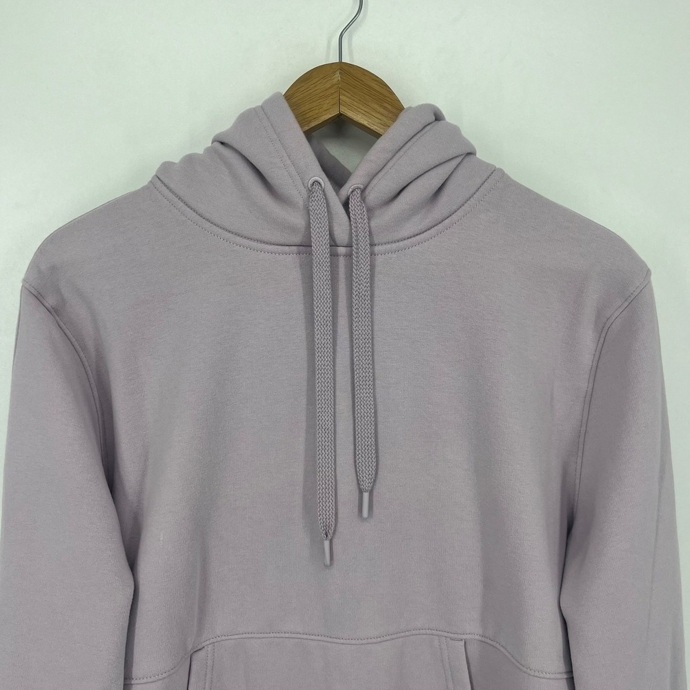 Athleta Retroplush Hoodie Womens Medium Lavender Purple Pullover Sweatshirt - Picture 10 of 16